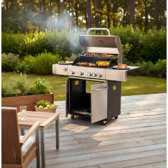 Grill Gazowy 4 PALNIKI + Boczny GG421 Blaupunkt - zdjęcie dodatkowe nr. 10