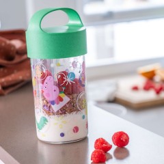 Butelka na wode BUDDY 500ml świnka Peppa organic spring green Koziol K8389761 - zdjęcie dodatkowe nr. 3