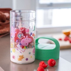 Butelka na wode BUDDY 500ml świnka Peppa organic spring green Koziol K8389761 - zdjęcie dodatkowe nr. 4