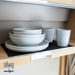 Magnetyczny zestaw obiadowy Dolomit White Silwy SYBR-KGS-11-LG - zdjęcie dodatkowe nr. 1