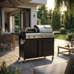 Grill Gazowy 3W1 PŁYTA RUSZT PIZZA GG501P Blaupunkt - zdjęcie dodatkowe nr. 15