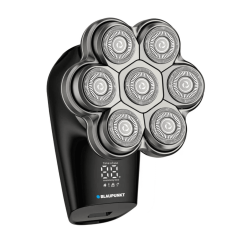 Golarka do głowy BEZPRZEWODOWA 7 OSTRZY TRYMER LED BLAUPUNKT MSH601