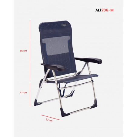 Krzesło plażowe granatowe AL/206 1149326 Crespo Crespo - 2