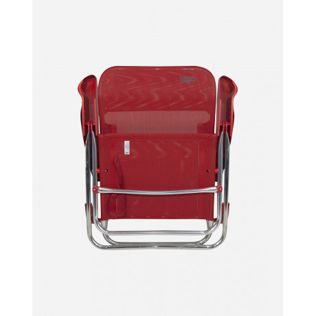 Krzesło plażowe czerwone AL/205 1149301 Crespo - 1