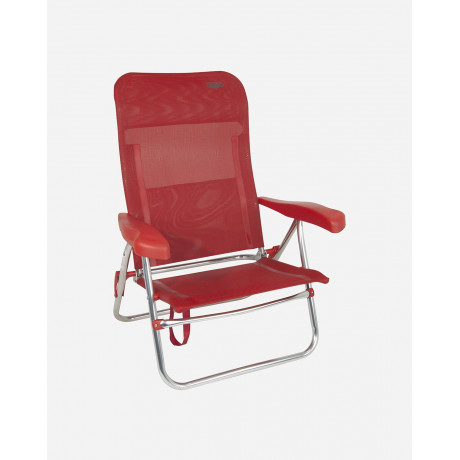 Krzesło plażowe czerwone AL/205 1149301 Crespo - 6